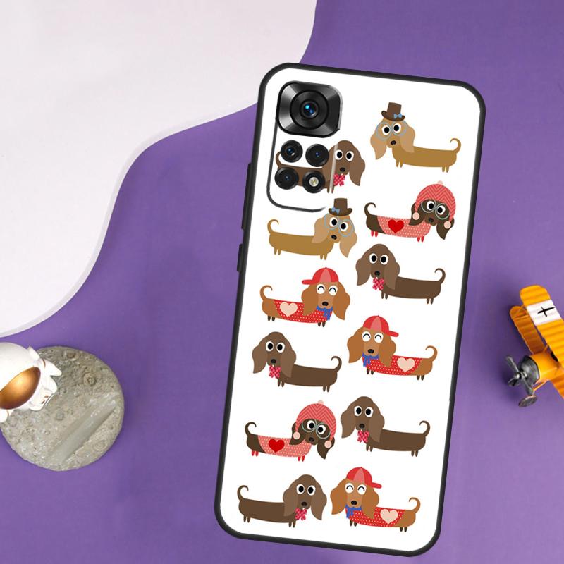 

Dachshund Sausage Dog Case For Xiaomi Redmi Note 14 13 Pro 12 9 10 11 Pro 10S 11S 12S Redmi 14C 13C 10C 12C Cover Redmi Note 14 5G