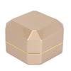 Caja de Regalo para Anillo Elegante Protectora Pequeña Estuche de Exhibición para Almacenamiento de Joyas con Luz para Propuesta Boda Oro