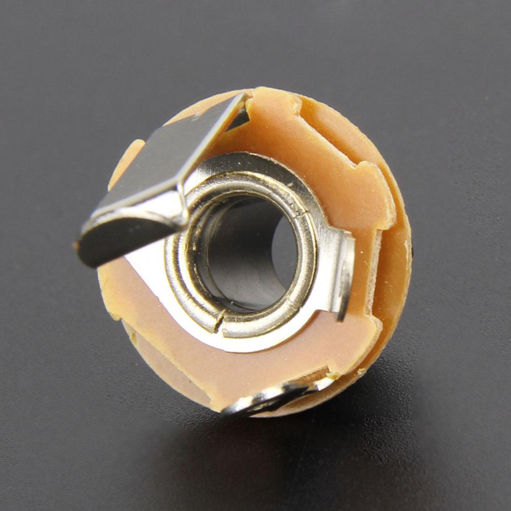 10 Pcs 1/4 Inch 6.35mm Mono Socket Jack, Female Connector Panel Mount Solder Type, Stable Connection No Loose Contact