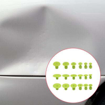 Нейлонові зелені вкладки для видалення вм'ятин для швидкого ремонту кузова автомобіля, підходять для різних типів вм'ятин, професійне домашнє використання, упаковка 18 штук