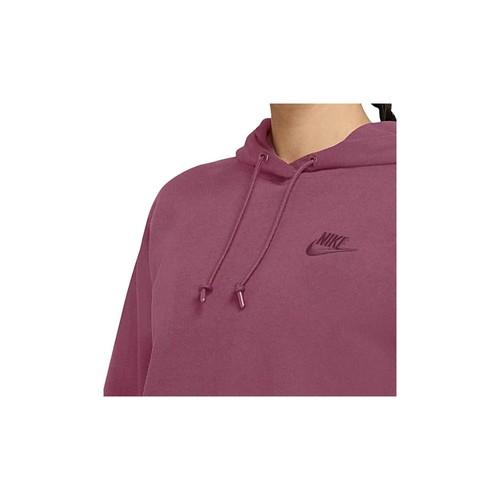 Nike Embroidered Logo Loose Fit Hoodie for Women In Pink and Purple