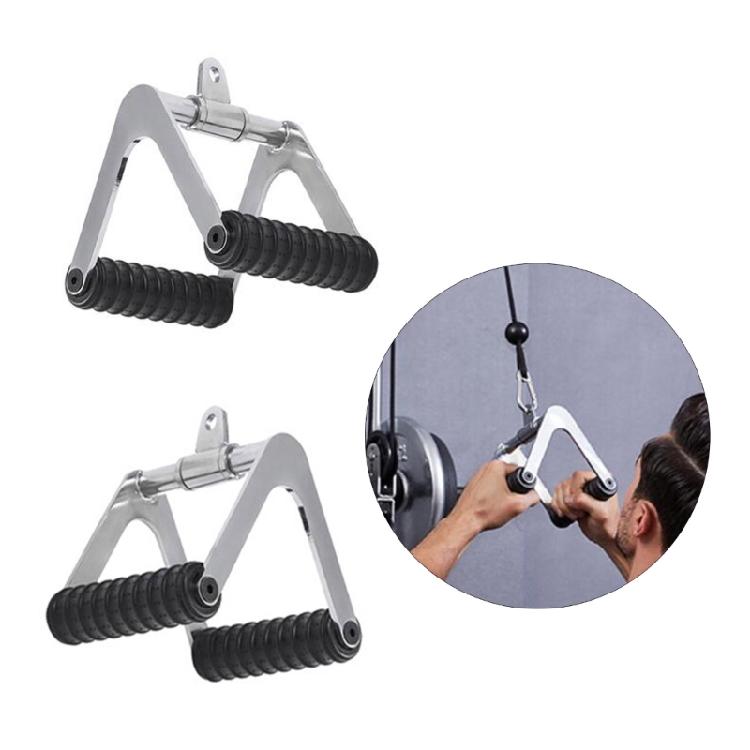 Cable Machine Strength Training Pull Down Bar for Weight Workout D Handle Gym Handle Grip, Cable Machine Attachments
