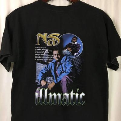 Vintage Nas  Illmatic 1994 T-shirt, Retro Nas Rapper Tee, 90s Nostalgia Rap Fans
