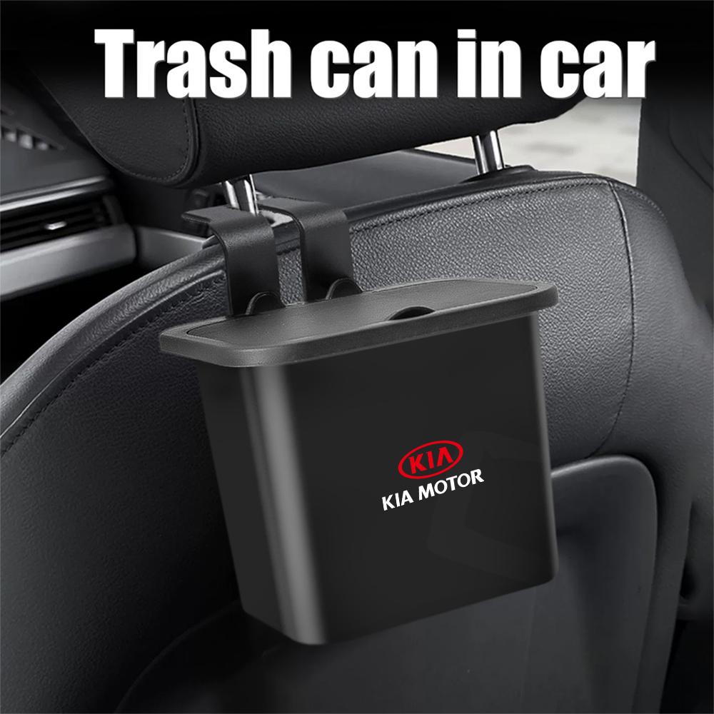 Car Seat Back Hanging Trash Can Storage Case Rear Row Organizer For Kia Rio Ceed Sportage Cerato Soul Sorento K5 Picanto Optima QD2