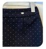 Women's Gray Polka Dot Wool A-Line Hip-Hugging Midi Skirt - Autumn/Winter 2025 Collection