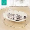 All-Season Breathable Cat Hammock: Oval Mesh Hanging Basket Trampoline