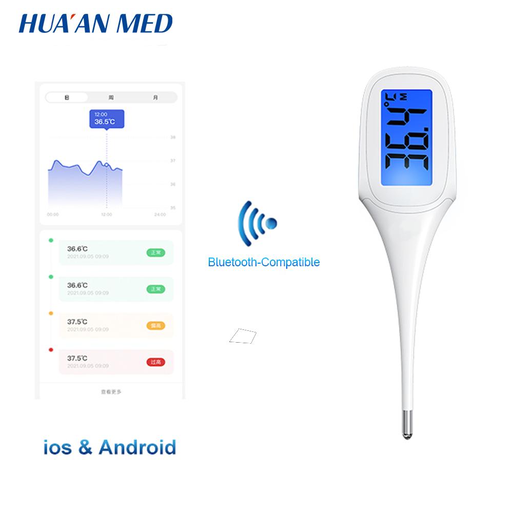 HUAAN Bluetooth-Compatible 30*16 Jumbo Screen Lcd Digital Thermometer ABS