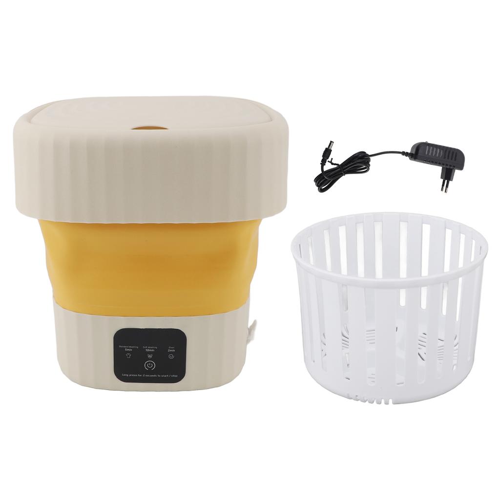 Folding Washing Machine Portable Foldable 8L Mini Washer for Socks Underwear Baby Clothes Apartment