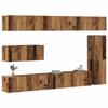 VidaXL Wall-Mounted TV Unit Set 7 Pcs Old Wood Engineered Wood 3329213
