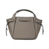 Tory Burch Romy Logo Pleated Design Tote Bag Women Tote Bags Khaki 164866-253