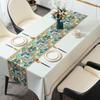 Oval & Rectangular Wash-Free Tablecloth - New Chinese Style for Coffee & Dining Tables
