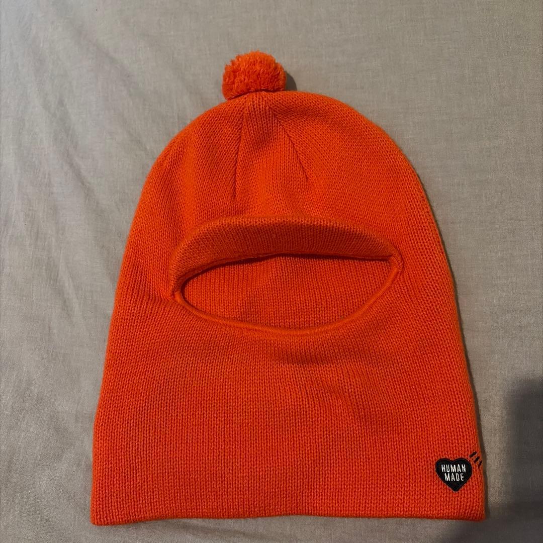 Used HUMAN MADE Knit Cap Balaclava Orange