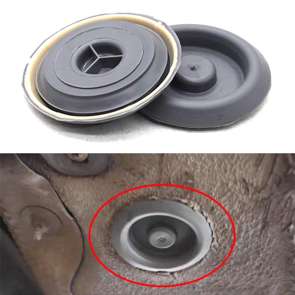 2 st Bilchassi Bagageutrymme Reservhjul Golv Damm Vattentät Plugg Fästen för VW S3 8l Tiguan Passat Bora Polo Lavida Gran Lavida