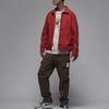 Jordan Essentials Solid Color Polo Casual Button-Up Jacket Men Jackets Lobster-Red FN4528-604
