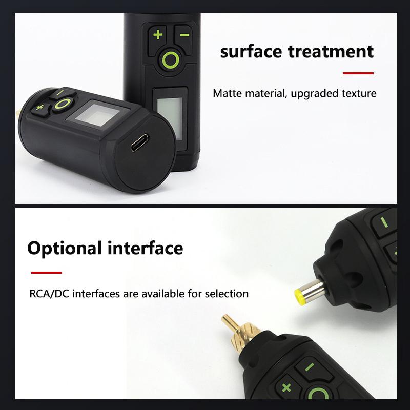 Tattoo Motor Machine Mobile Wireless Power Rechargeable Battery Portable Voltage Regulator Rca Dc Adapter Tattoo Accessory Tools