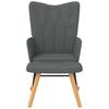 VidaXL Chaise à Bascule avec Tabouret Siège de Relaxation Fauteuil de Salon Salle de Séjour Siège de Salon Maison Intérieur 327623