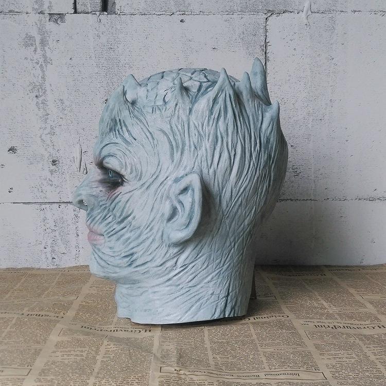 Game of Thrones cosplay Alien Night King Headgear Halloween Horror Haunted House Props Latex Mask