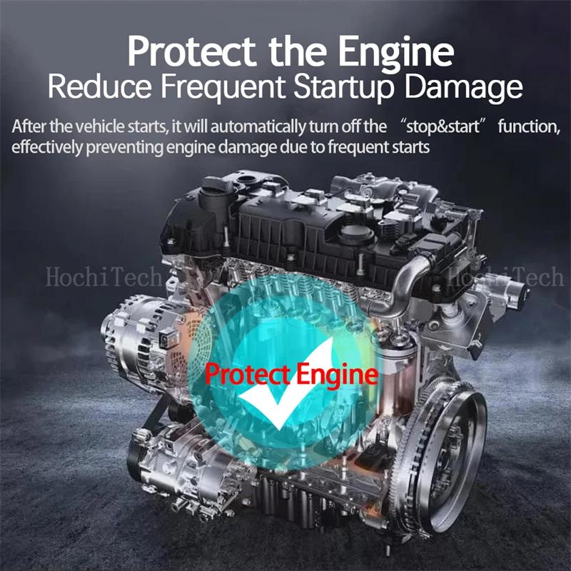 Car Automatic Stop Start Engine System Eliminator Canceller Senor Plug for Toyota AN110 AN120 AN130 Hilux 2023 2024 2025 2026