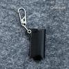 Versatile Leather Lighter Case Portable Simple Design Keychain Accessory Black Lighter Holder Unisex Fashion Jewelry