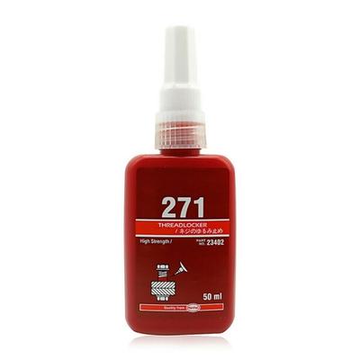 50 ML Nejnovější-LOCTITE 271 VYSOCE PEVNÝ ZÁMEK LEPICÍ LEPIDLO NA KOVOVÉ LEPIDLO