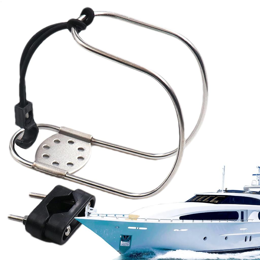 Horseshoe Life Buoy Stand Rack Life Ring Bracket For Ships Stainless Steel Ring Yacht Life Ring Holder Float Rack Boat Accessory