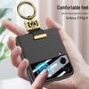 Samsung Flip4 Cross-border Compatible Frosted Hard Case with Z Ring Buckle
