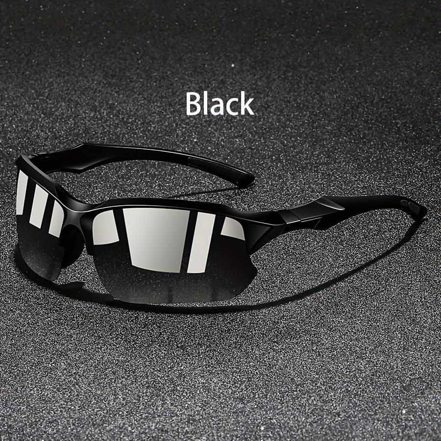 

AAOYOWEILY Vintage Half-Frame Sport Fashion Glasses - Retro Purple to Black Lenses, Unisex Lightweight Durable Frame for