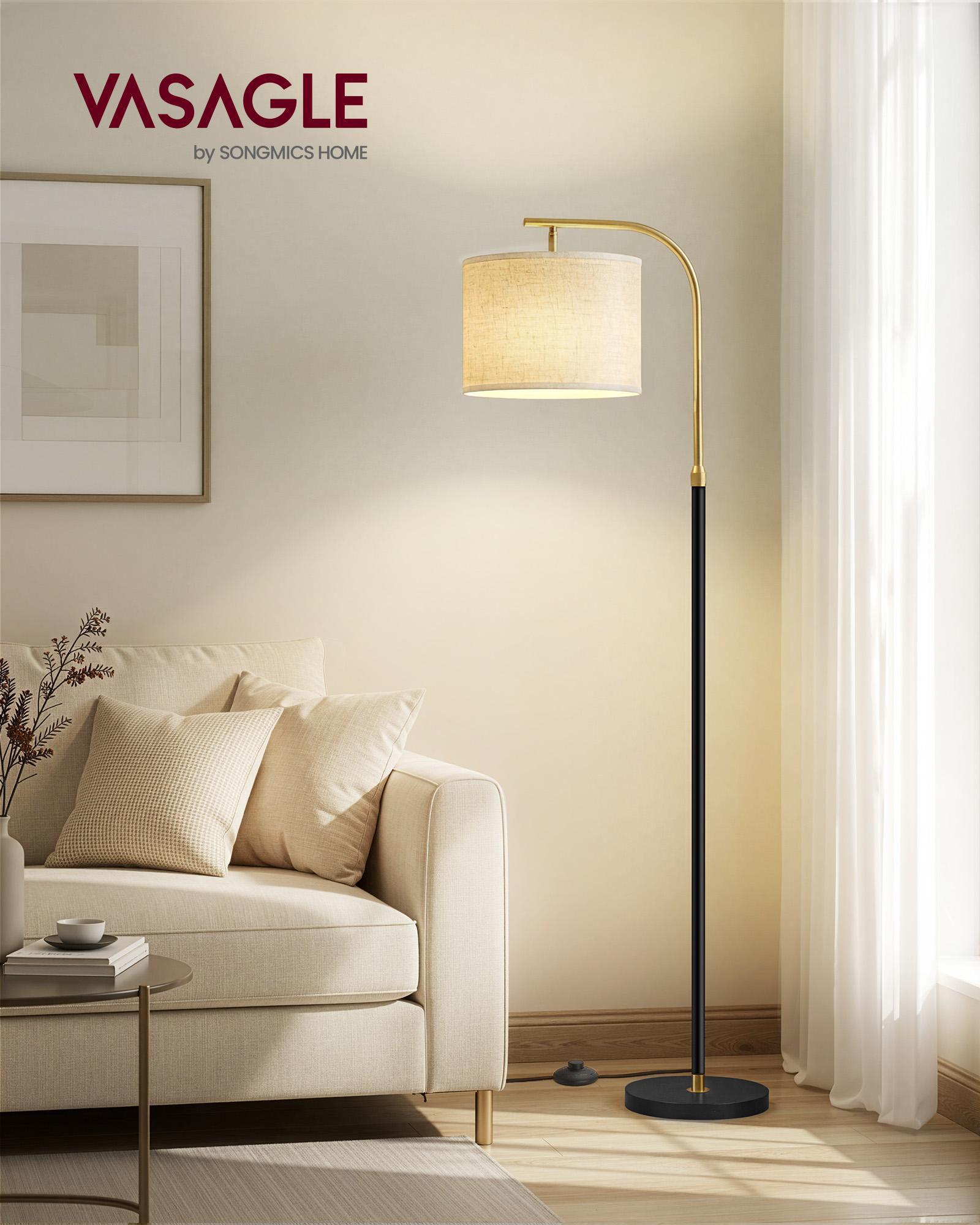 VASAGLE stāvlampa, regulējama augstuma lasīšanas lampa