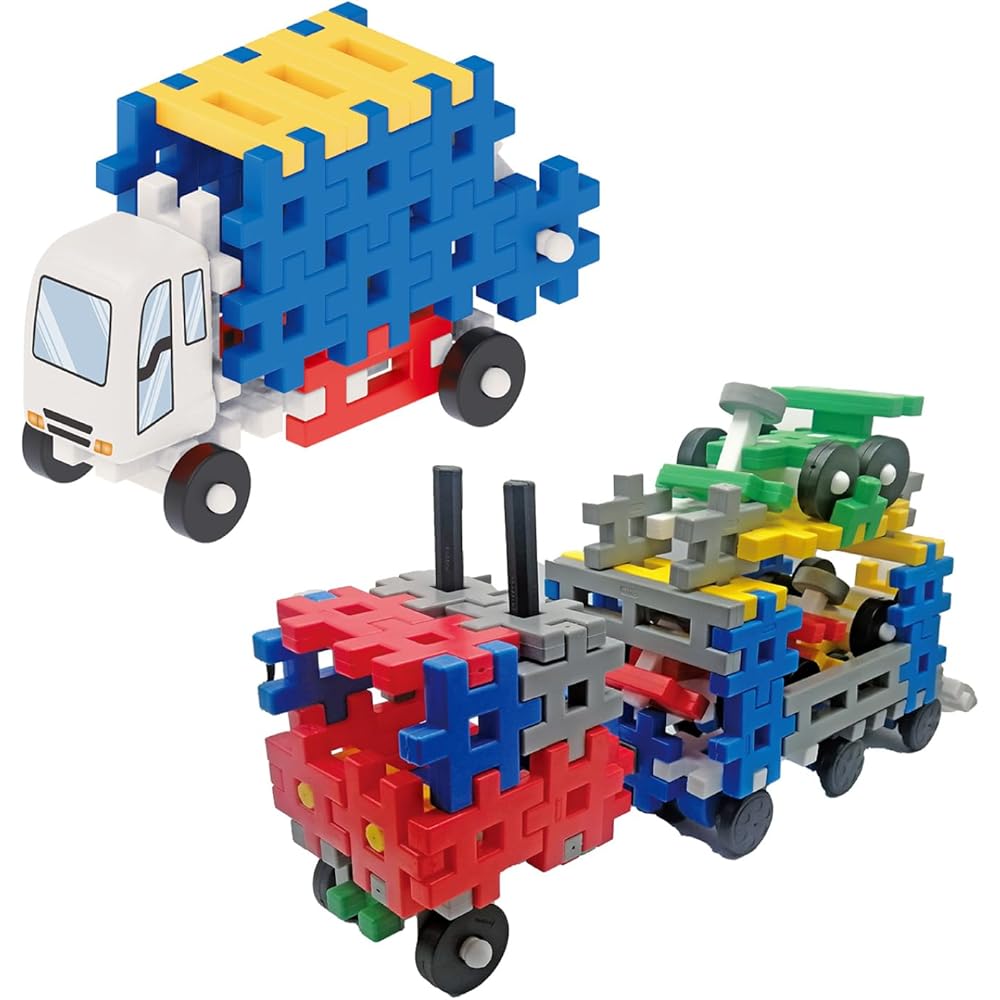 Gakken New Block Vehicle Set DX 224 Pieces 30 Types for Ages 2 and Up