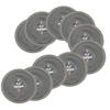 10Pcs 90mm Car Natural Rubber Tire Tyre Puncture Repair Cold Roud Patch Tubeless Patches Automobiles Repair Tool