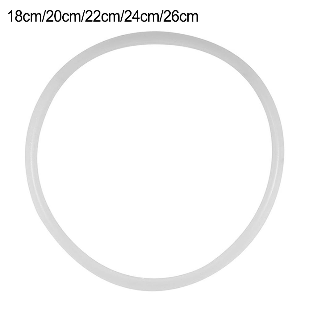Gasket Replacement Sealing Ring 18-26cm 18CM 20cm 24cm 26cm Clear Pressure Cooker Rubber Silicone Kitchen None