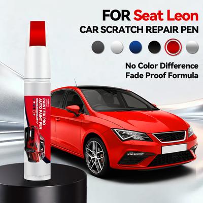 Car Paint Repair Pen For 1999-2025 SEAT Leon Paint Scratch Repair Accessories Asphalt Blue White Red Midnight Black Silver