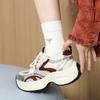 22 New Spring and Autumn Breathable Shoes Casual Shoes Niche Sports Shoes Thick-soled Red Dad Shoes