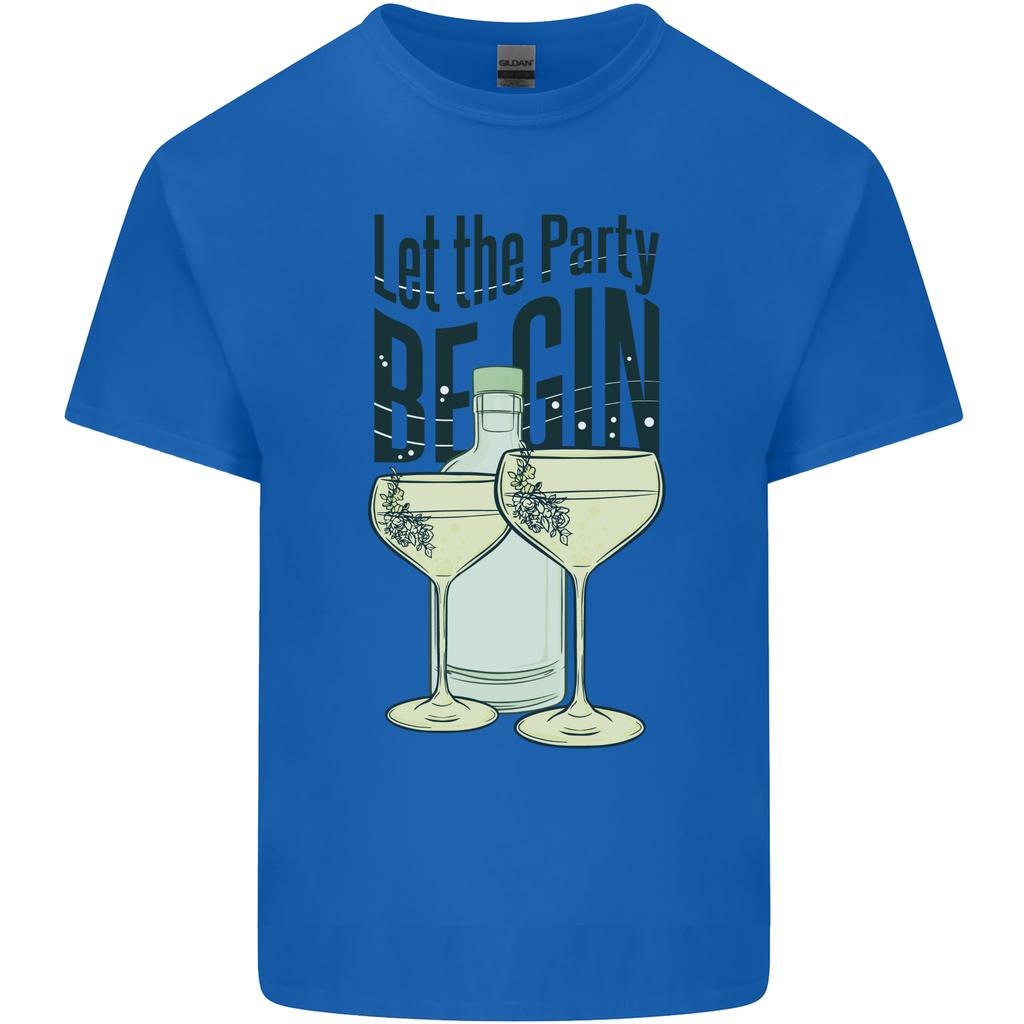 Let the Party be Gin Funny Alcohol Unisexs Light Cotton TShirt