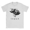 Input Johnny Five Kortslutning Herr T-shirt Casual T-shirts Kortärmad Rundhals T-shirts Ren Bomull 5XL Kläder