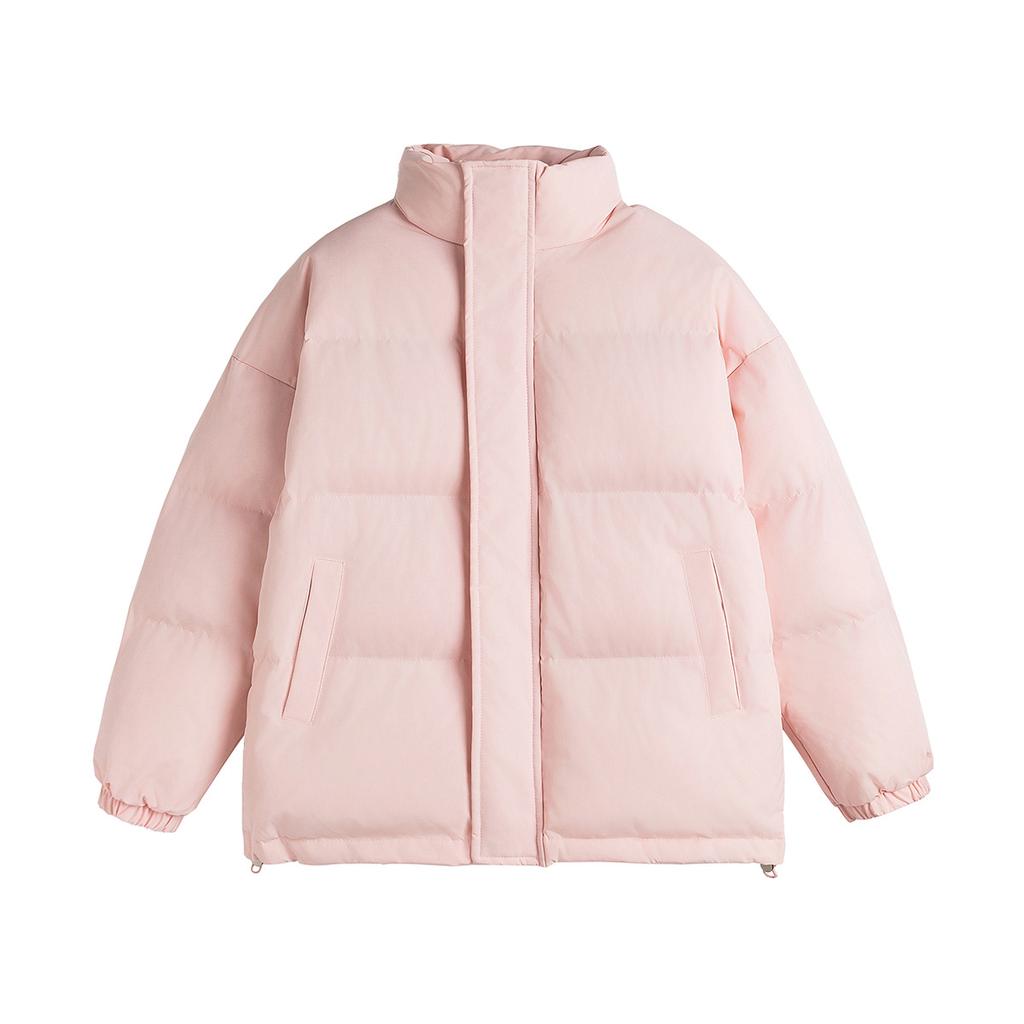 New Men's and Women's Same Solid-color Loose Large-size Cotton-padded Clothes, Solid-color Winter Warm Cotton-padded Clothes