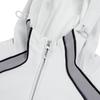 Li Ning Jackets Unisex Shanxi Team, White Hooded Thickened Soft Shell AWDVM45-2