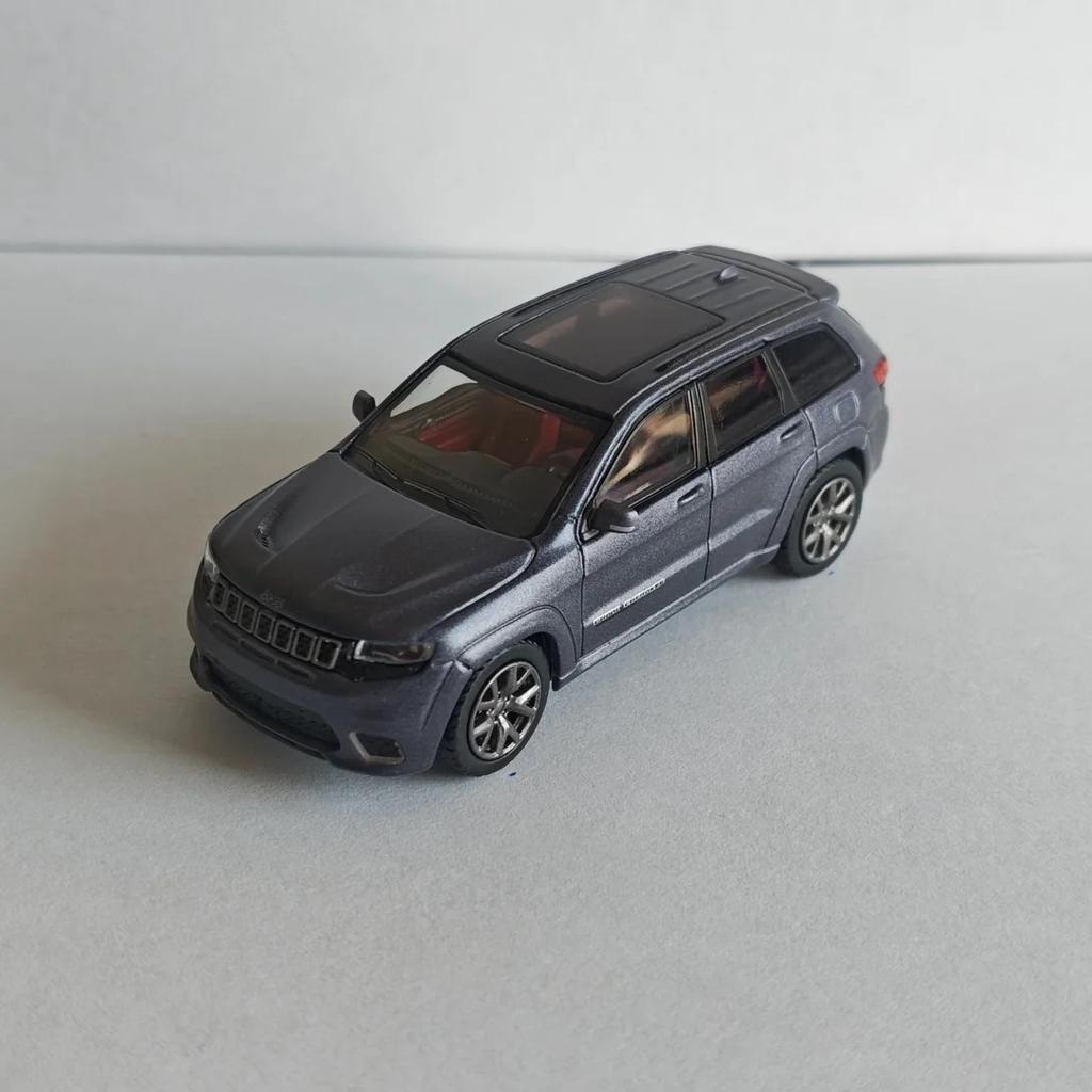 Masdi Smallcar 1/64 Jeep Grand Cherokee Trackhawk SUV Simulation Alloy Miniature Die-Cast Car Model Collection Ornament Toy Gift