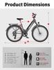 New electric bicycle SAMEBIKE RS-A01 Pro-T 36V15AH detachable battery electric bicycle 26 inch tire electric bicycle