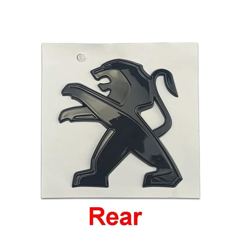 

ABS Car Front Rear Logo Emblem Stickers for Peugeot 2008 3008 2021 2022 2023 Auto Grille Trunk Badge Cover Exterior Decoration for 2008