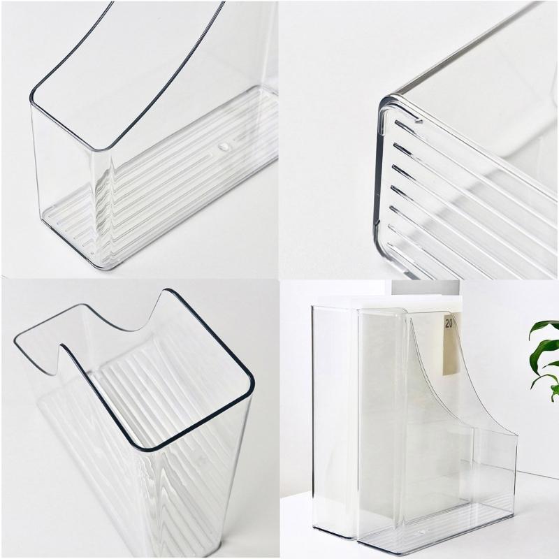 Schreibtisch Buchstützen Klar Buchstützen Zeitschriftenständer Dokumentenorganisatoren Platzsparend Zeitschriftenständer Buchstütze für Büro