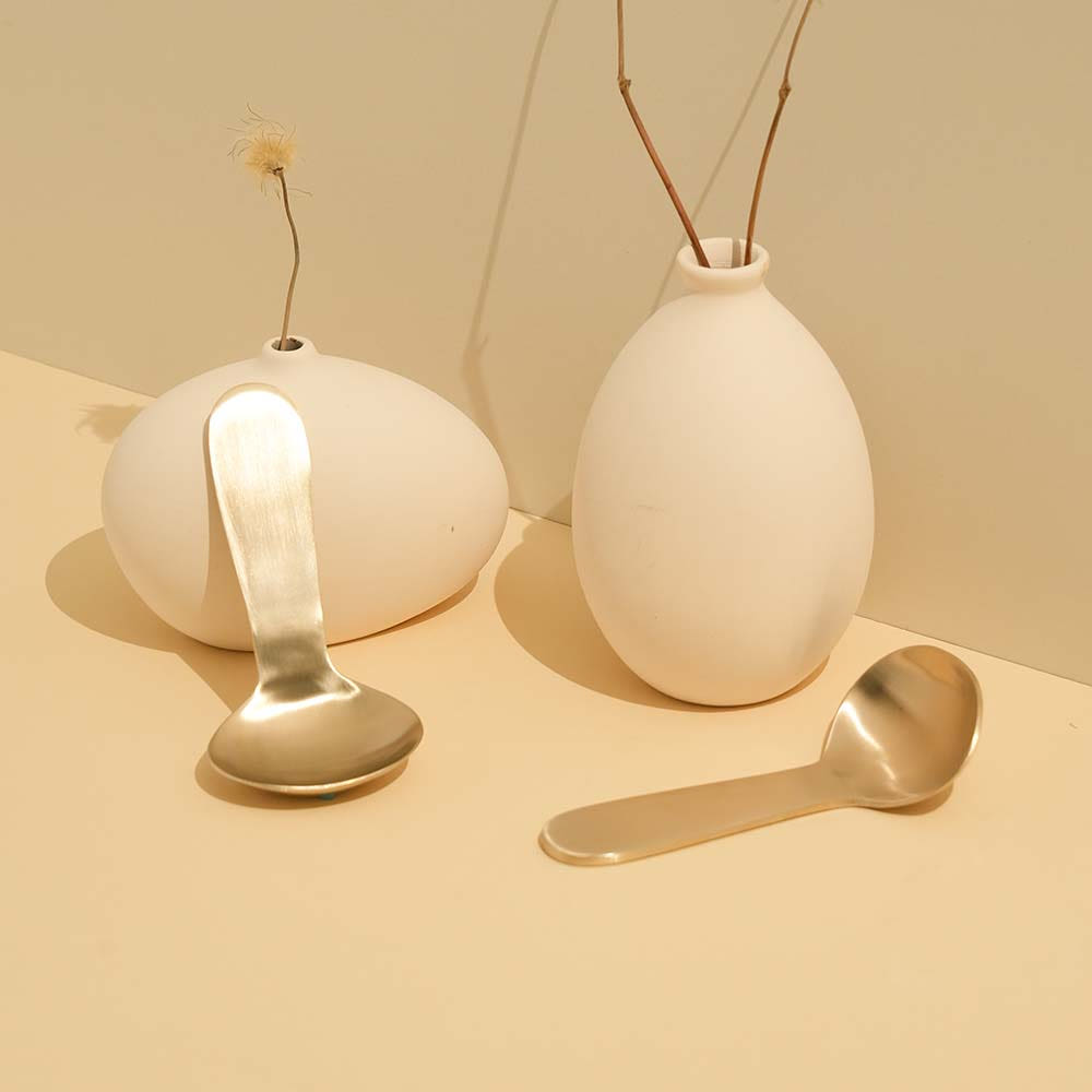 NOTBAN Korean Bangjja Yugi Ladle Shape Guasha Massager for Neck & Lymphatic Care
