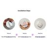 Electronic-Accessoriesusb Rechargeable Led Toilet Light Wall-Mounted Smart Toilet Cleaner Portable Household
