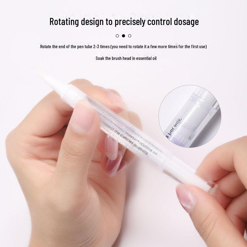 Nail Art Tools: Nourishing Nail Oil Pen for Moisturizing, Exfoliating, and Anti-Barb Care