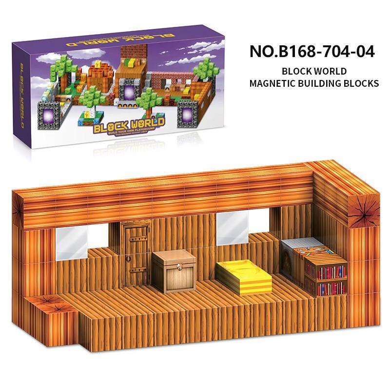 Source Factory 60 Models My Magnetic World Magnetic Block Theme Set Diy Build Magnetic Building Block Toys