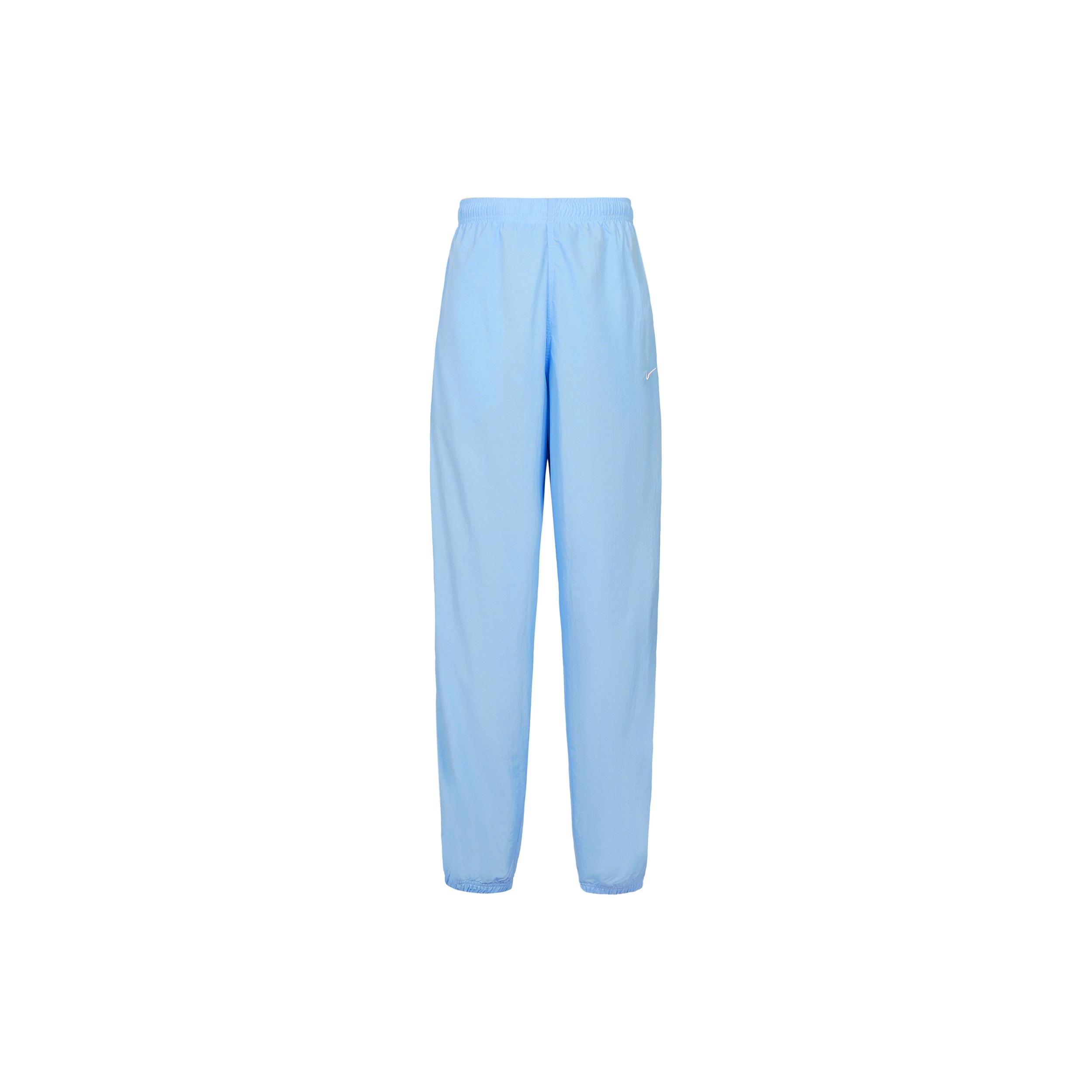 Nike Swoosh Embroidered Retro Nylon Sports Pants Light Blue Men s CD6544-436 L