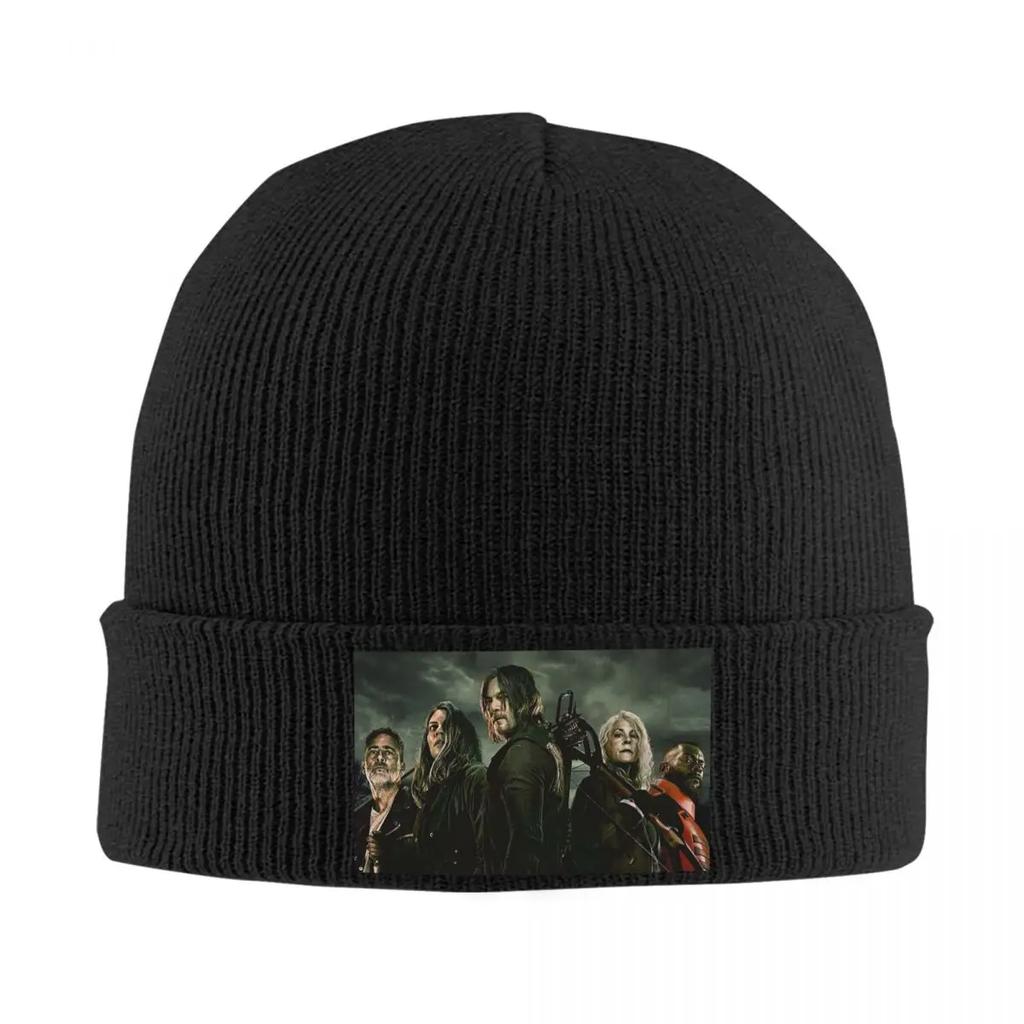 The Walking Dead Gaming Games Warm Knitted Cap Winter Knit Bonnet Hat Skullies Beanies Hip Hop Caps for Unisex