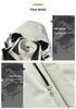 Unisex Three-in-One Detachable Ski & Mountaineering Jacket: Waterproof, Windproof, for Autumn & Winter.