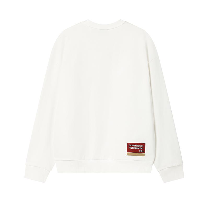 FILA CNY Sweatshirt Unisex Cloud White F11U619202FWT