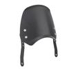 Motorcycle   Aluminum   Front Wind Deflector with Mount for 6.5in to 9.45in Round Headlights